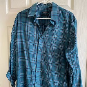 Van Heusen Classic Fit Mens Button Down
